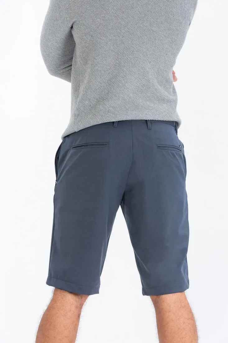 Grey All Weather Essential Stretch Chino Shorts