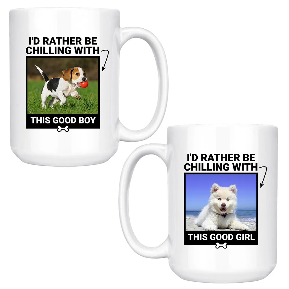 I'd Rather Be Chilling Personalized 15oz Ceramic Mug