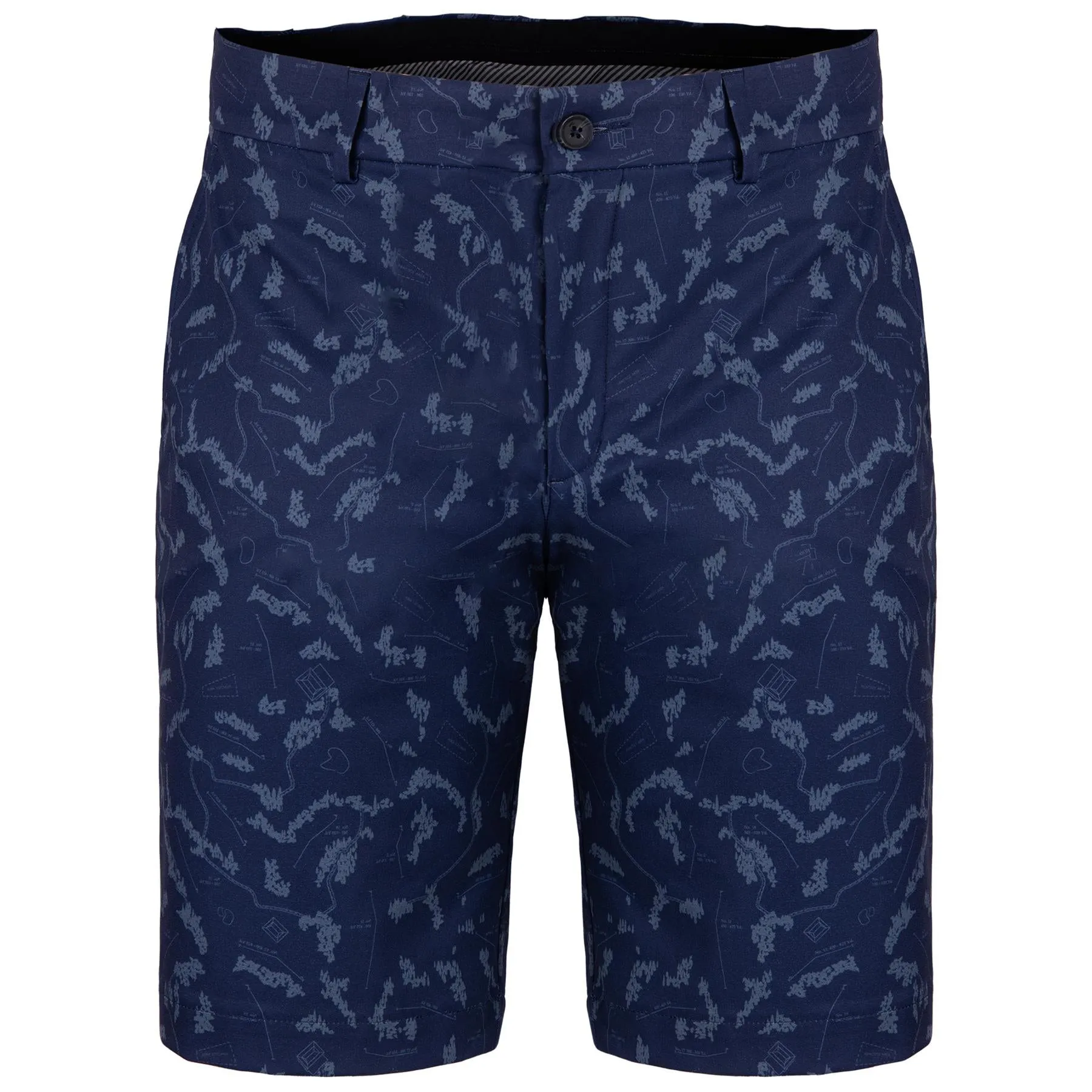 Iver Printed Shorts Atlanta Blue/Steel Blue - SS24