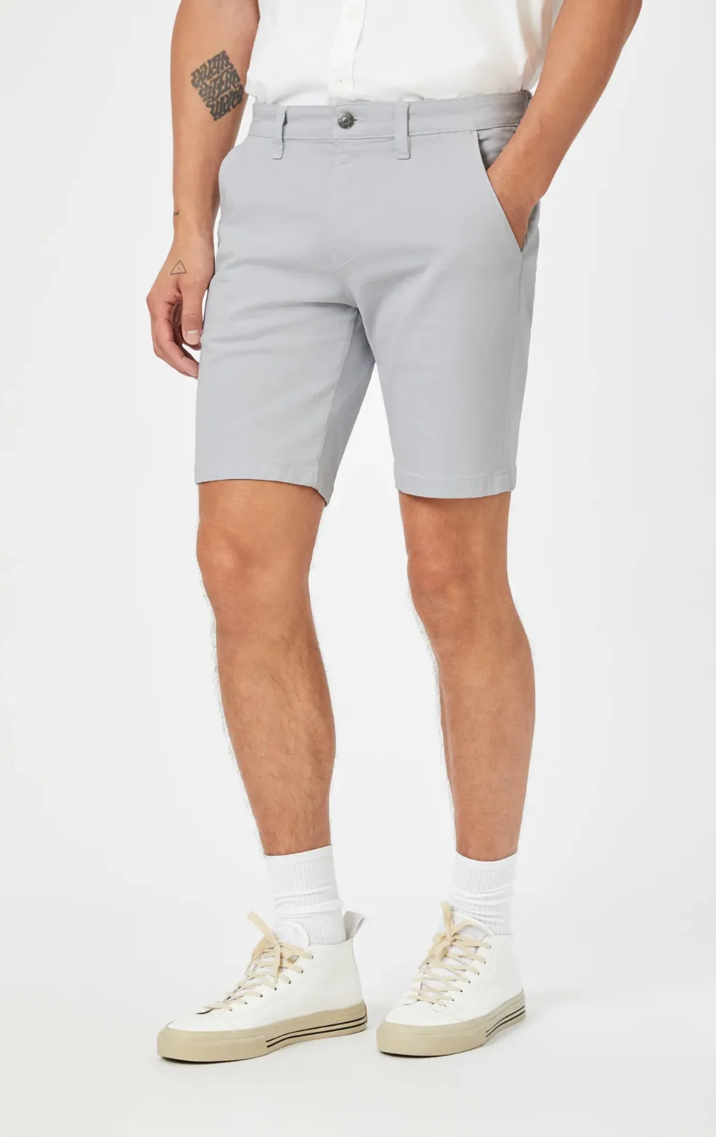 JACOB 9 BLUE TWILL SHORTS