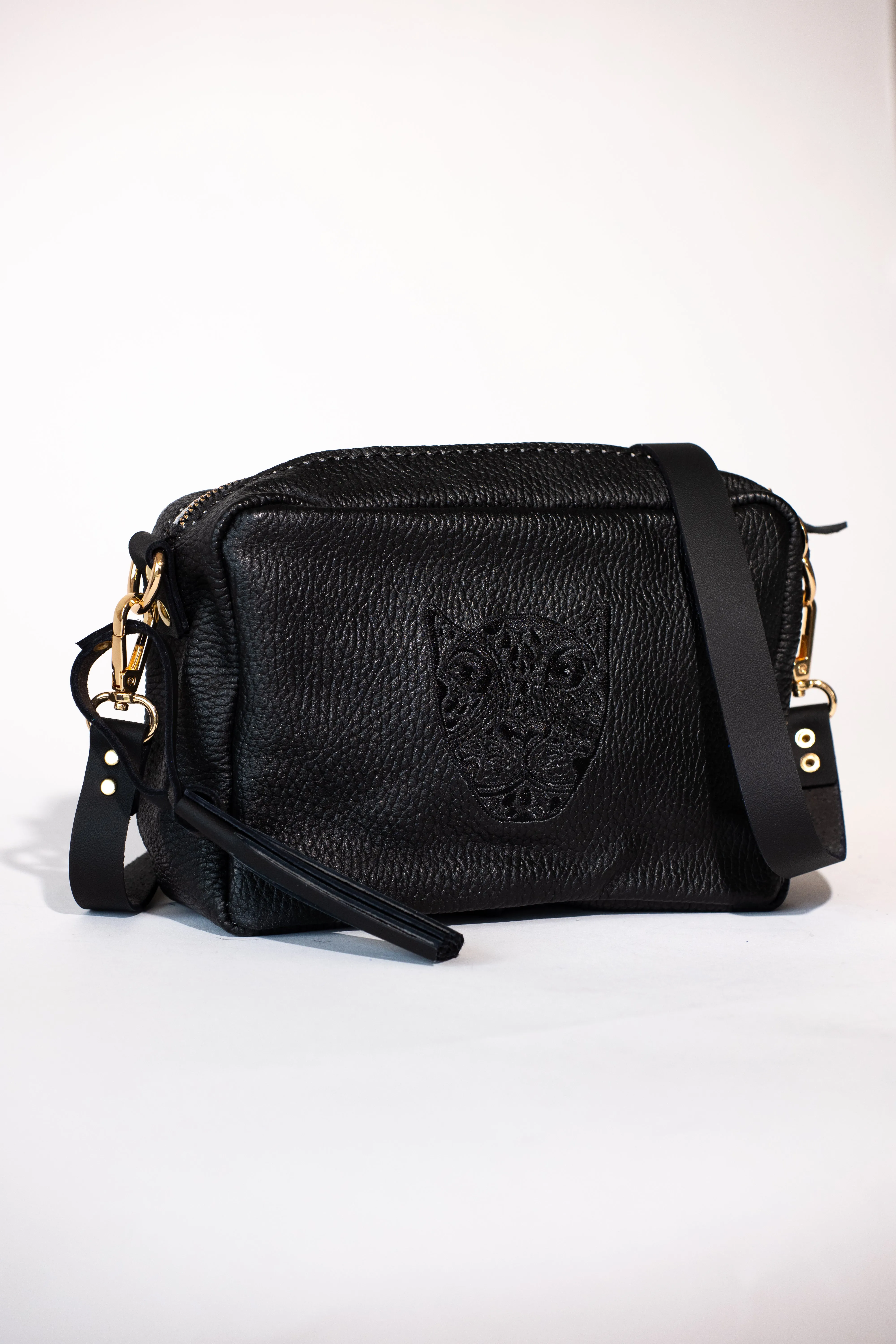 JAGUAR LUCIA CROSSBODY// BLACK