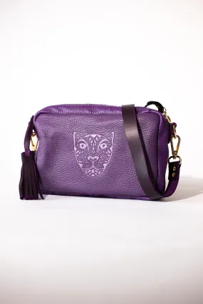 JAGUAR LUCIA CROSSBODY// EGGPLANT