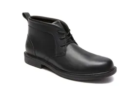 Johnson Black Leather Chukka Boot