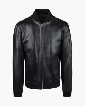 Julio Leather Bomber Jacket