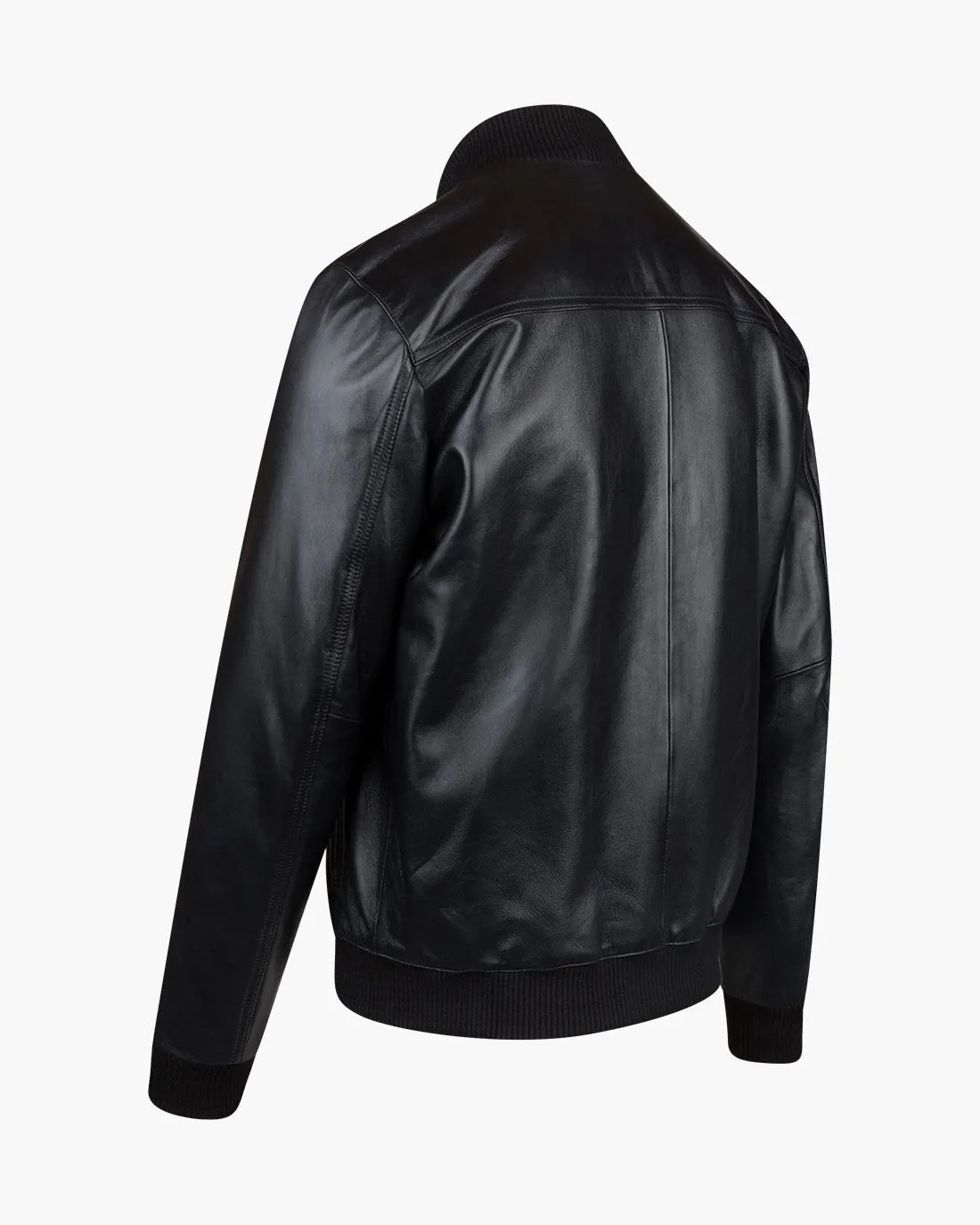 Julio Leather Bomber Jacket