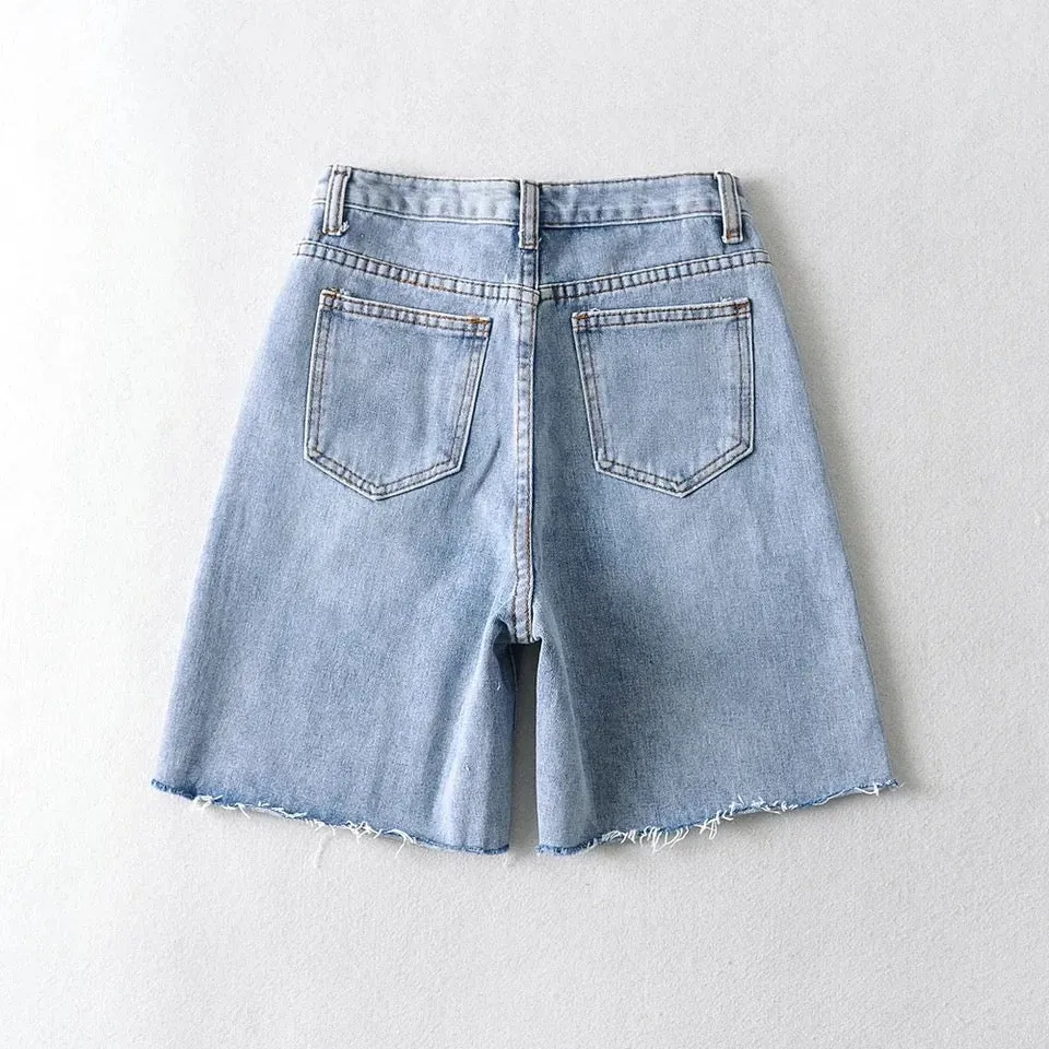 KARA DENIM SHORTS