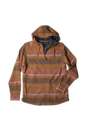 Kavu Seaboard Hoodie In Bronze Brown