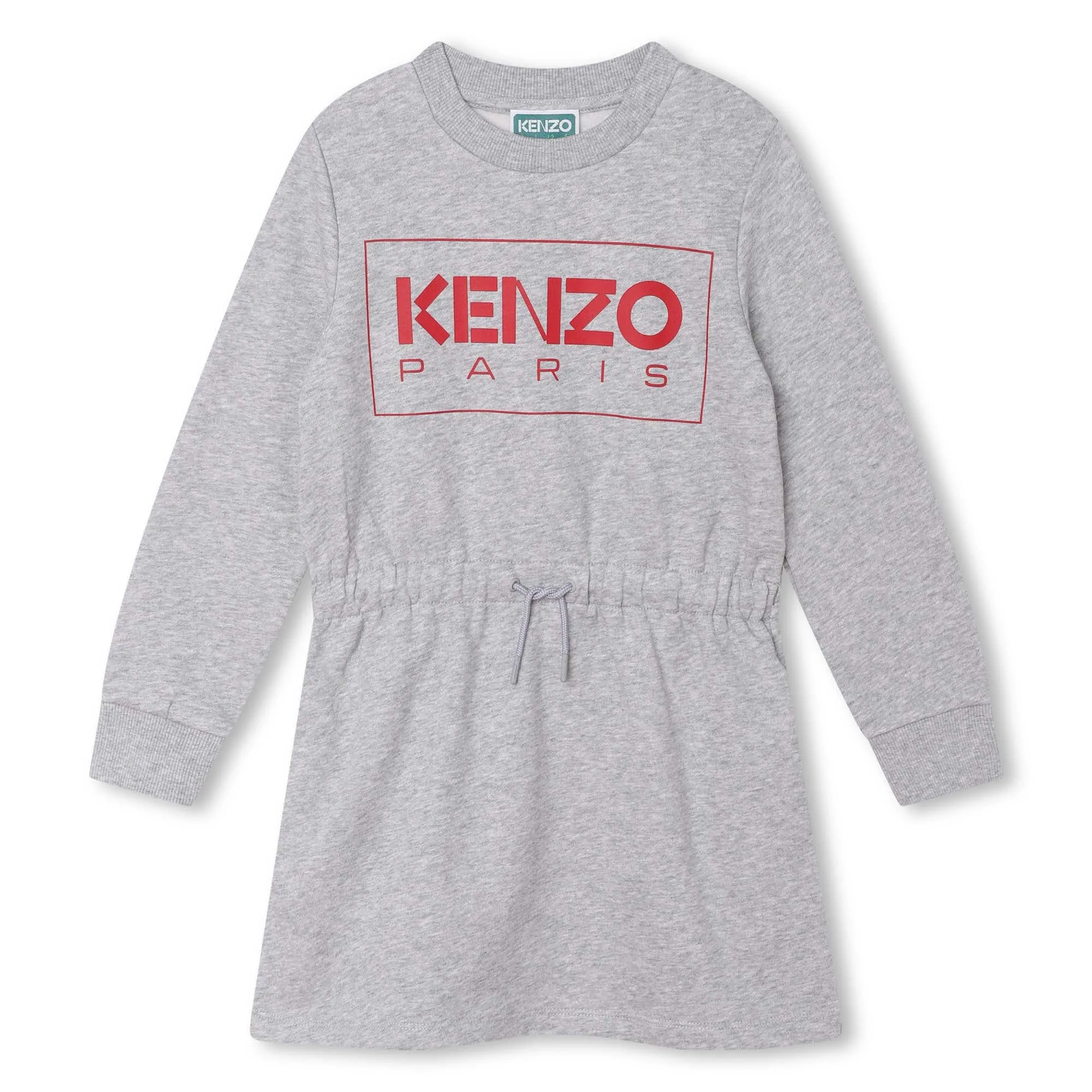 Kenzo LS Logo Print Sweater Dress