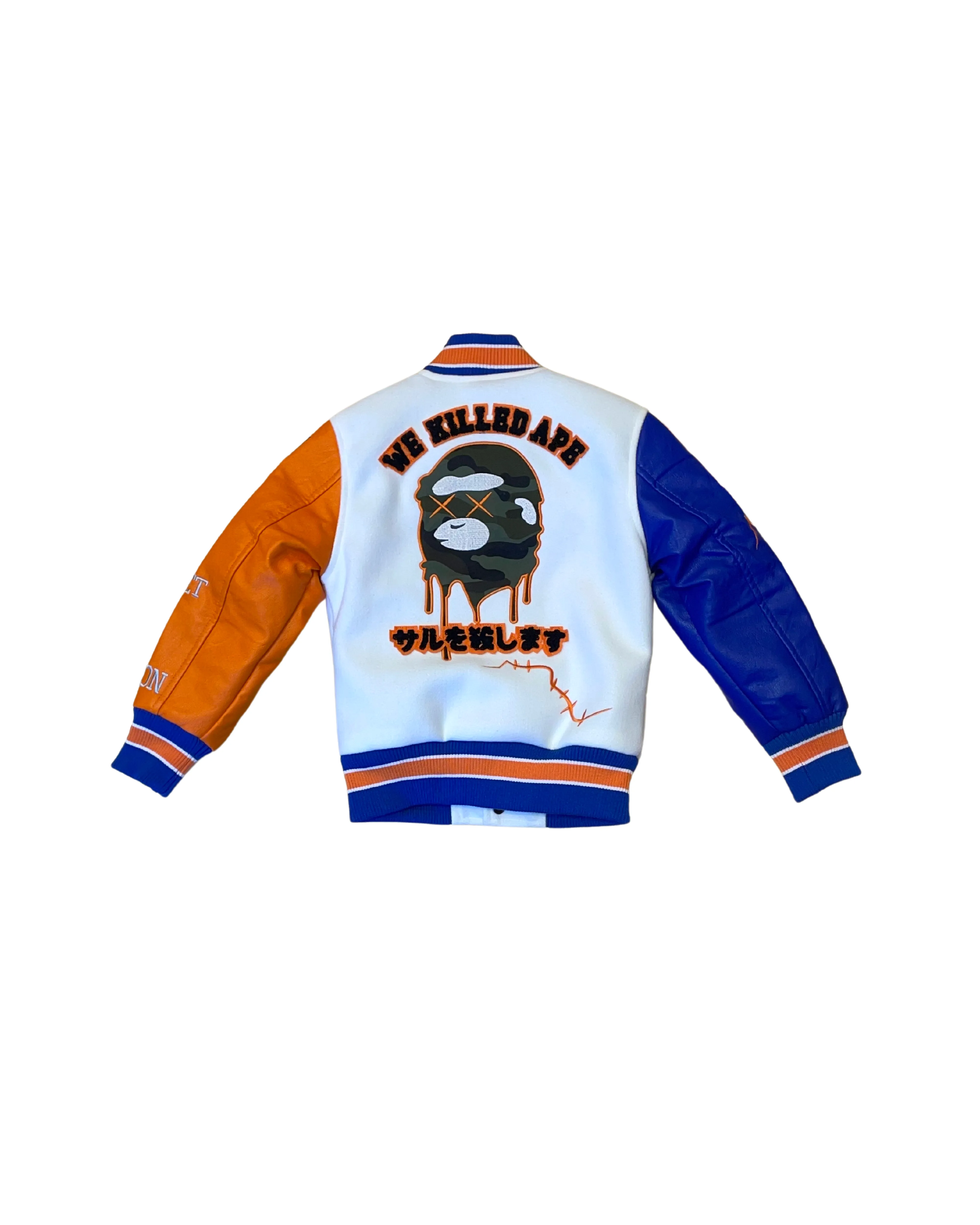 Kid’s We Killed Ape Varsity Jacket