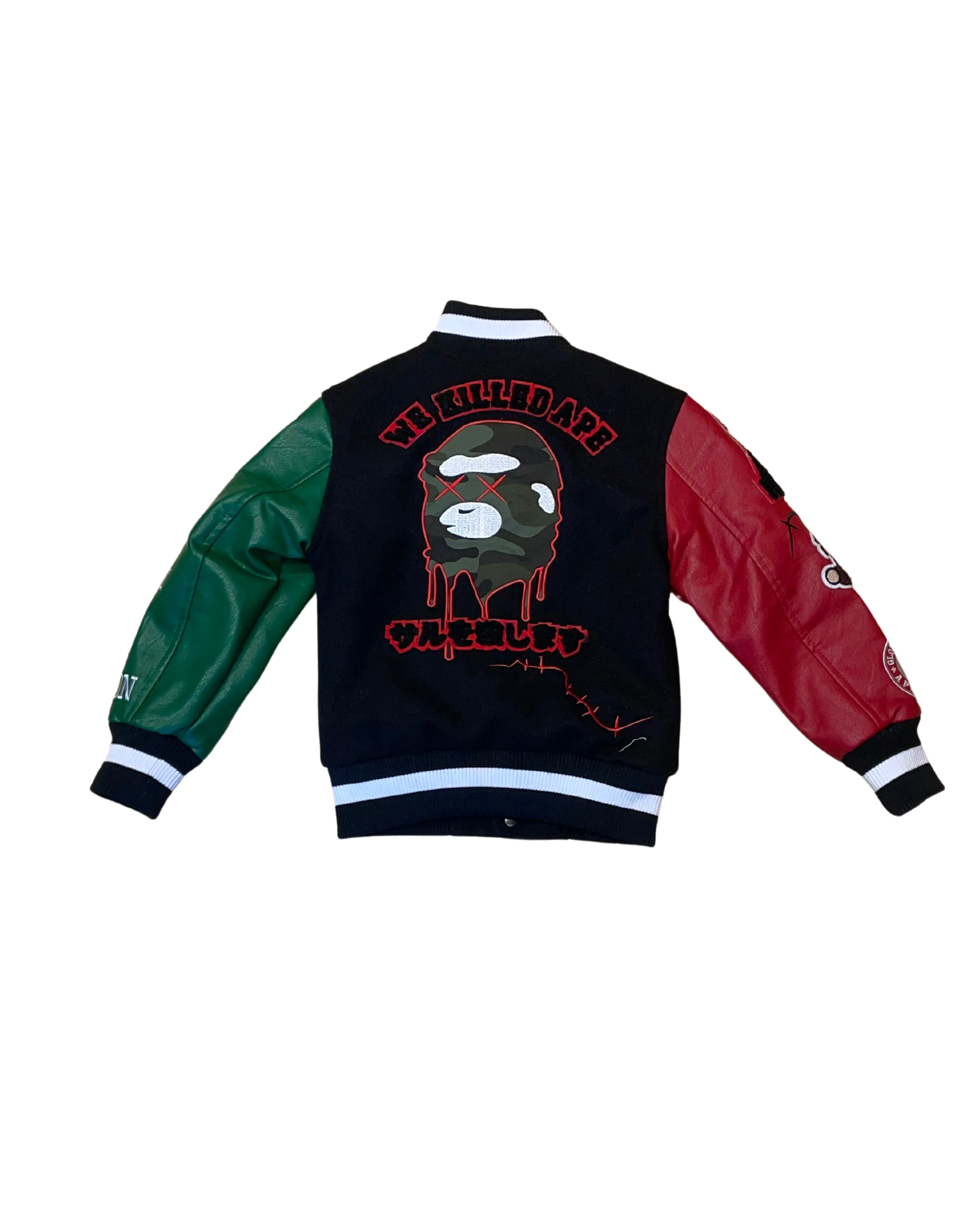 Kid’s We Killed Ape Varsity Jacket