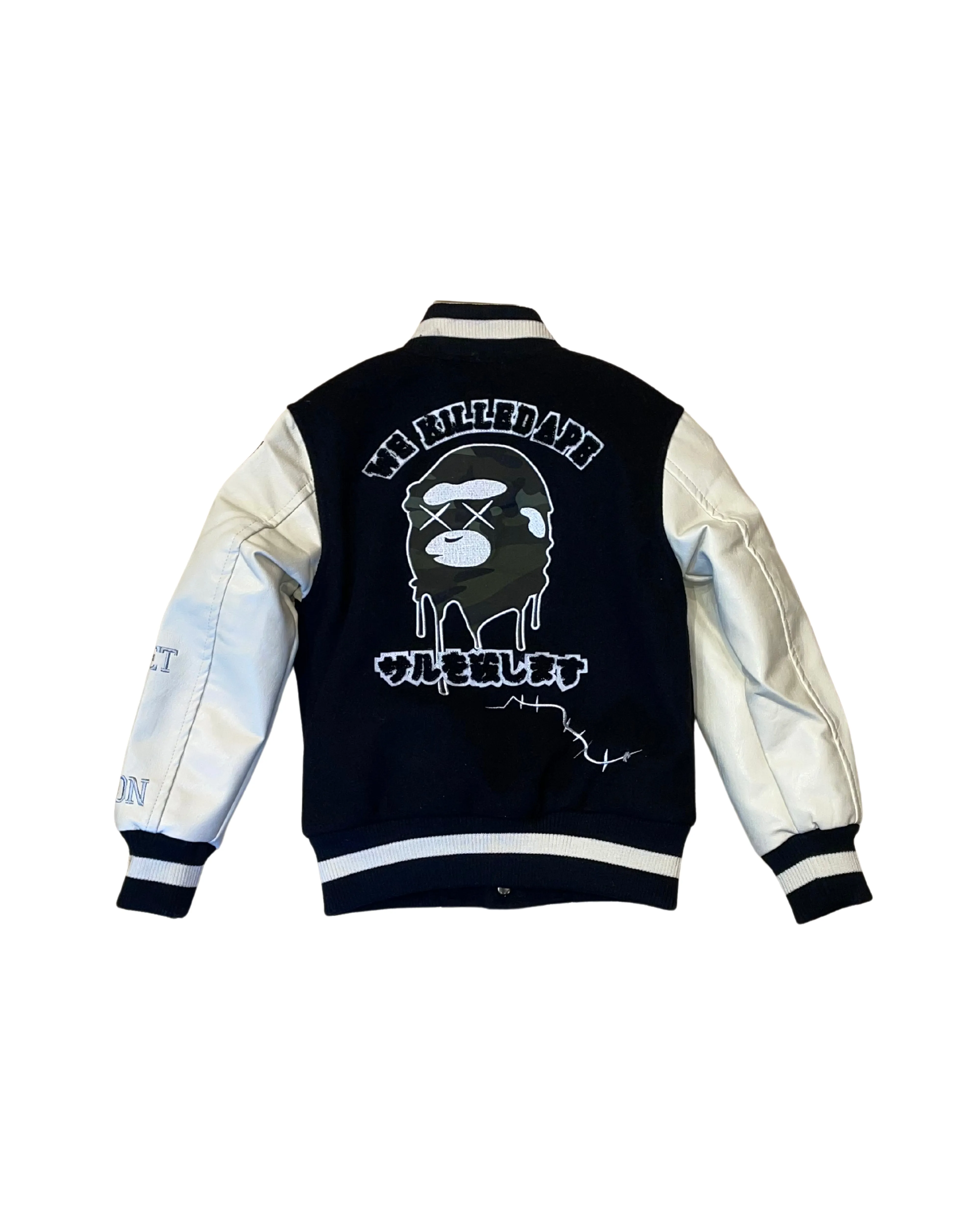 Kid’s We Killed Ape Varsity Jacket