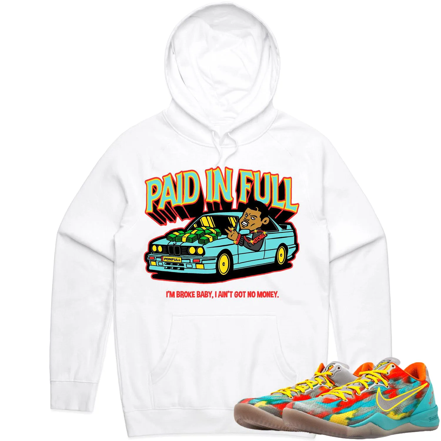 Kobe 8 Venice 8s Hoodie to Match - VENICE PAID