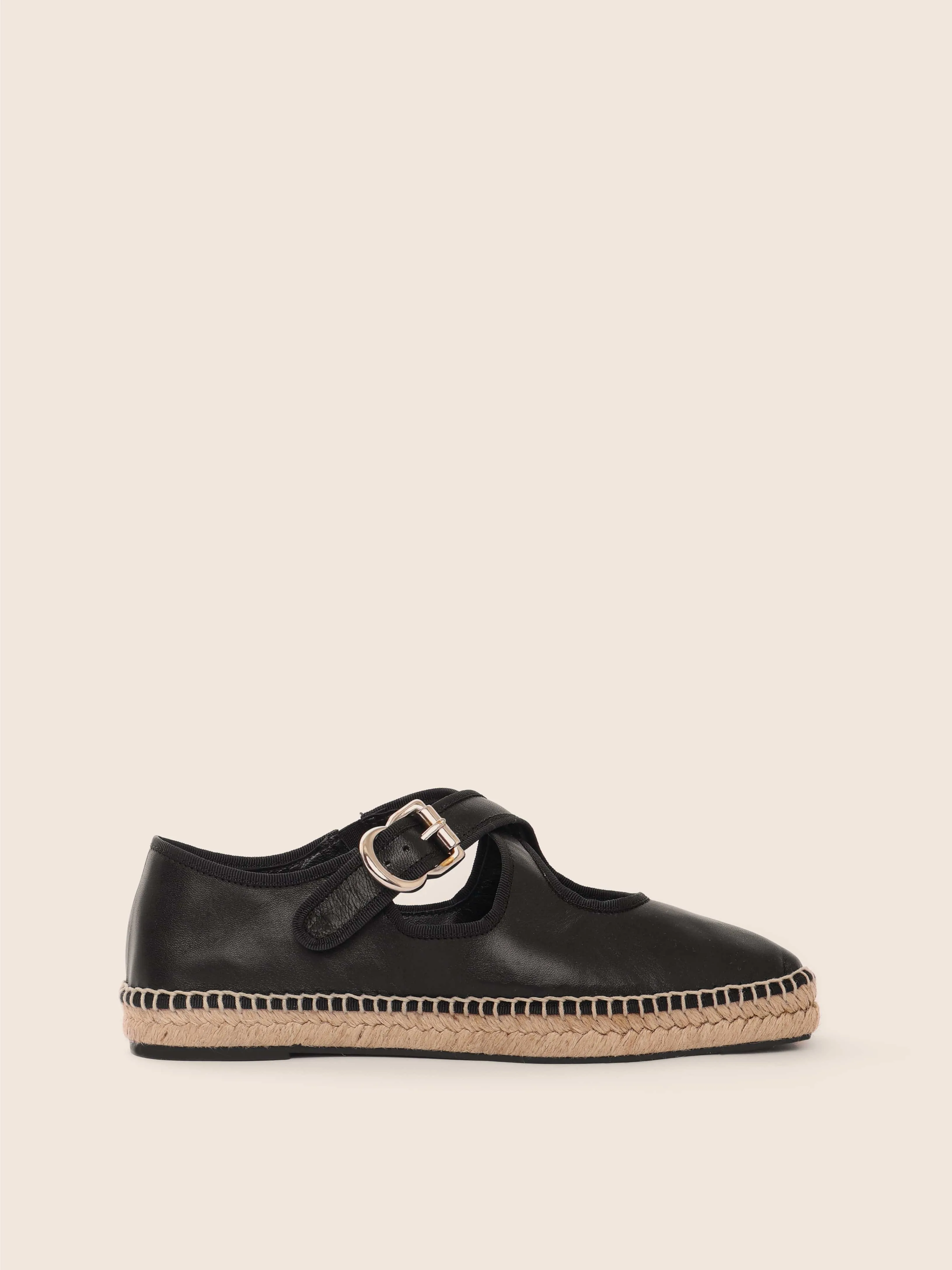 Leiro Black Espadrille