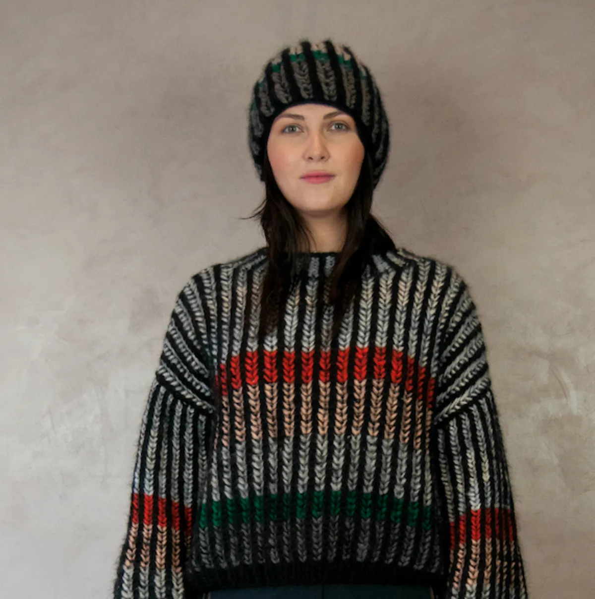 Maiami Sweaters Cashmere Brioche Cap