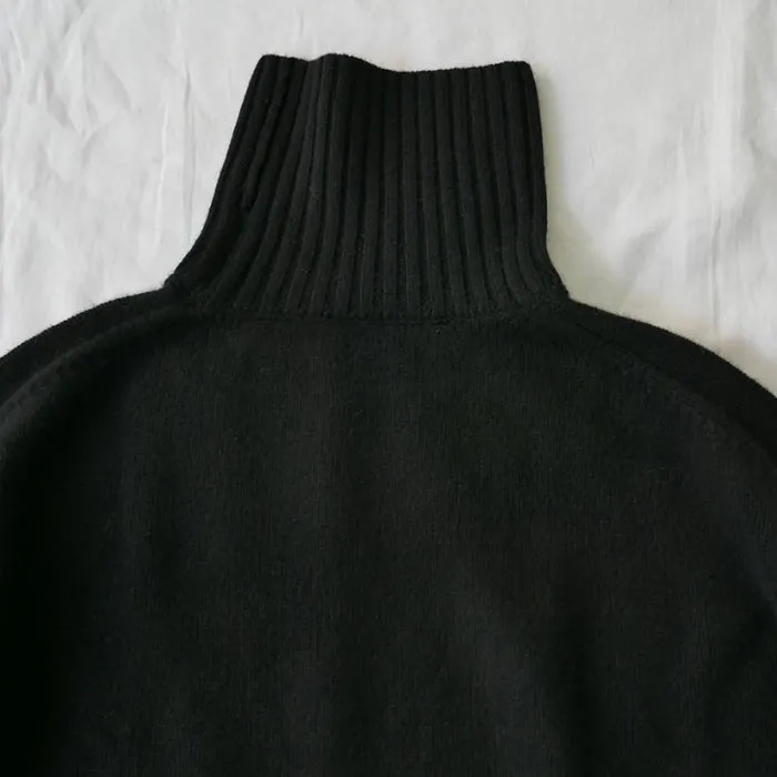 Makié Woman Cashmere Turtleneck Sweater Black