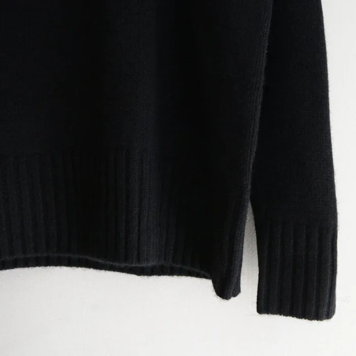 Makié Woman Cashmere Turtleneck Sweater Black