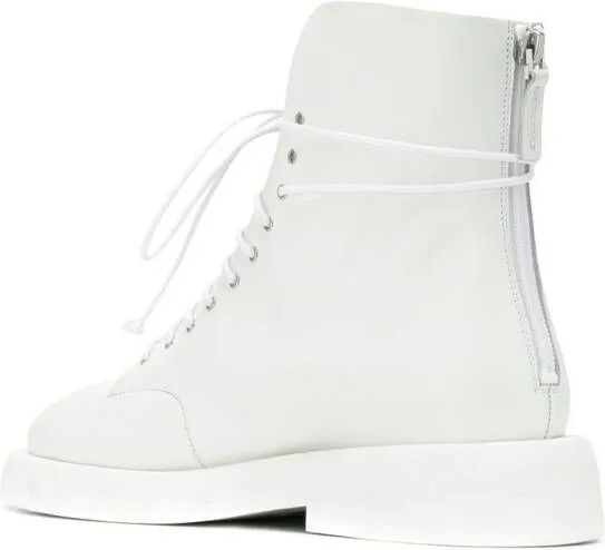 Marsèll back zip fastening boots White