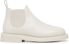 Marsèll Gommello leather Chelsea boots White