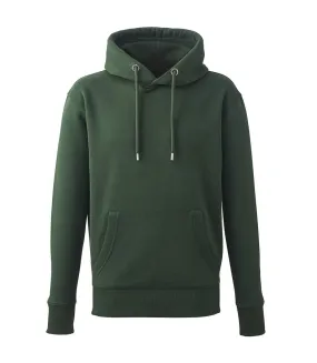 Mens organic hoodie forest green Anthem