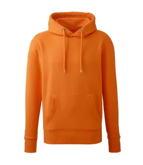 Mens organic hoodie orange Anthem