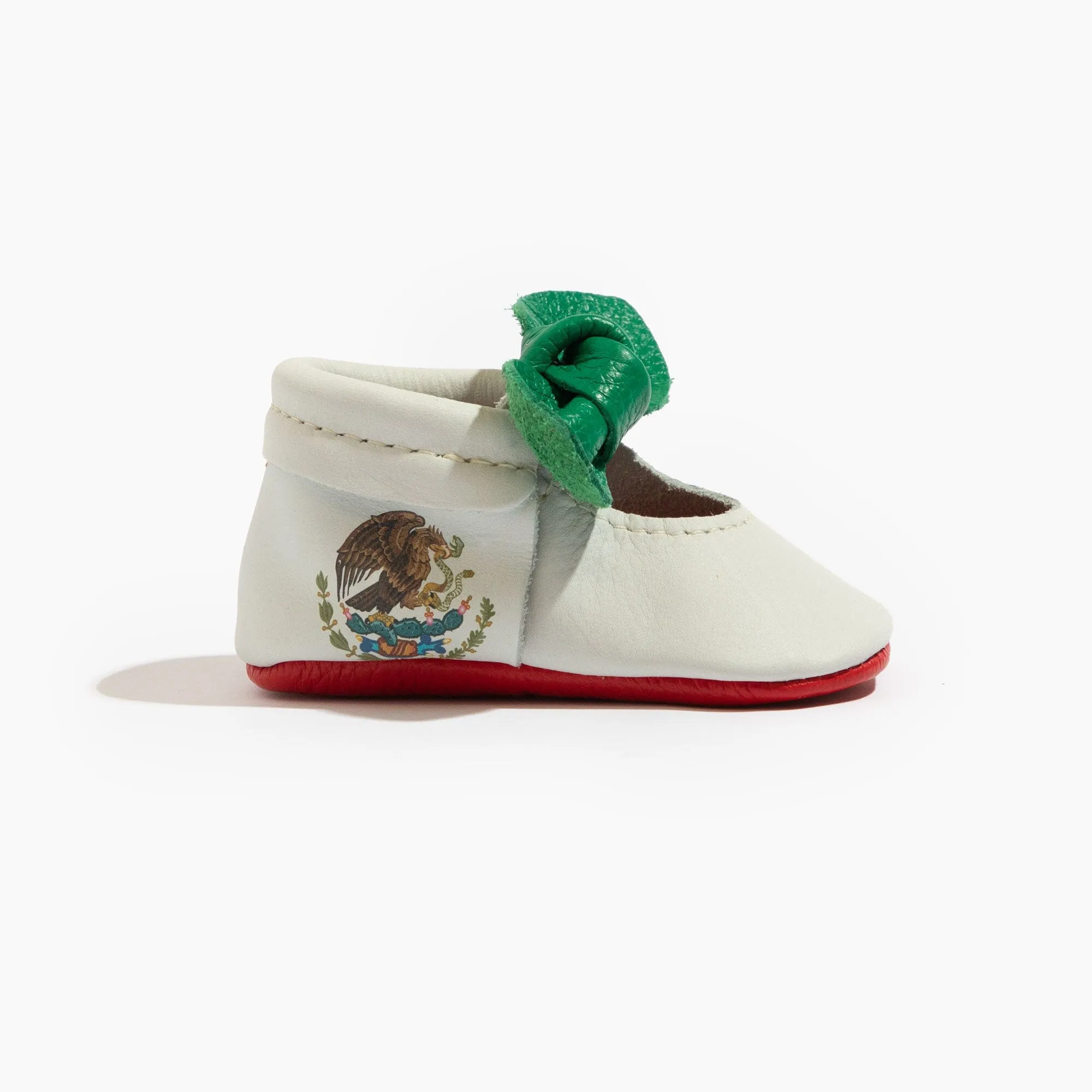 Mexico Knotted Bow Baby Shoe