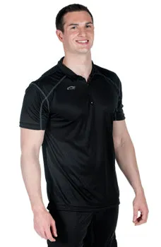 Microtech Loose Fit 1/4 Zip Polo Shirt USA Made by WSI Sports 757SOLO