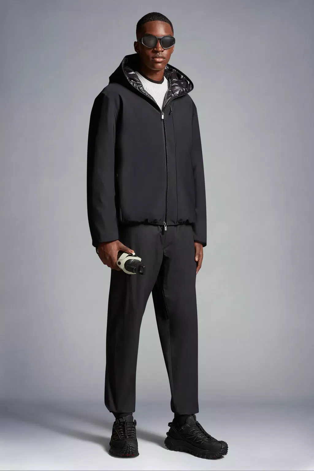 MONCLER  |Iton Hooded Jacket  soft shell  Lightweight Down-filled hood