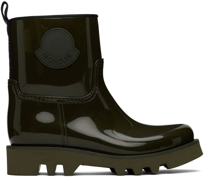 Moncler Khaki Ginette Boots