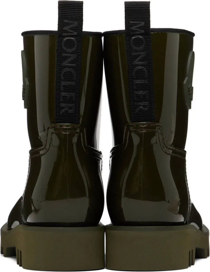 Moncler Khaki Ginette Boots