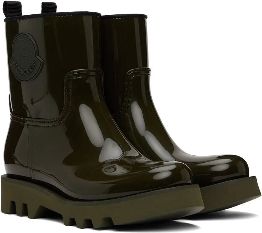 Moncler Khaki Ginette Boots