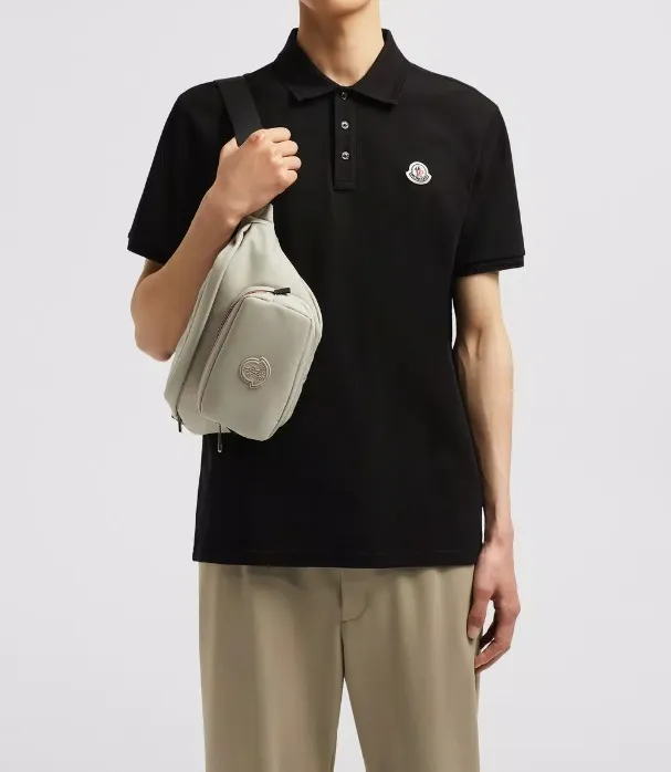 MONCLER  |Logo Patch Polo Shirt