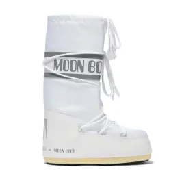 Moon Boot Kids' Icon Nylon Boots  White | Buy Moon Boot Kids' Icon Nylon Boots  White here | Outnorth