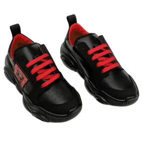 Moschino Sneaker Red Logo Black