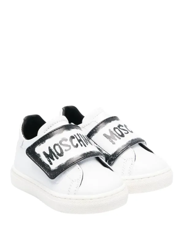 Moschino Sneaker Strap Logo White