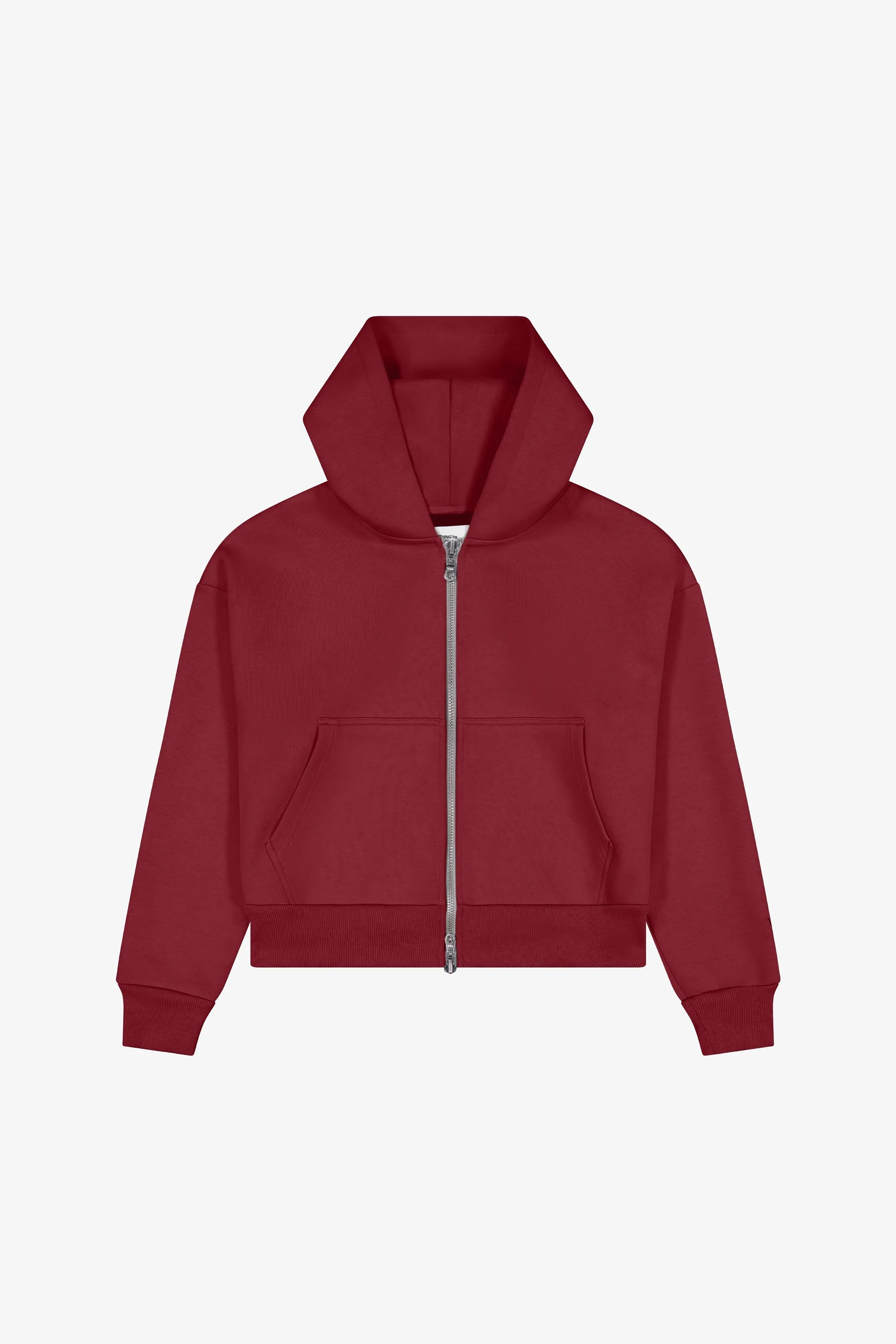 NOTHING ZIP HOODIE | CHERRY COLA