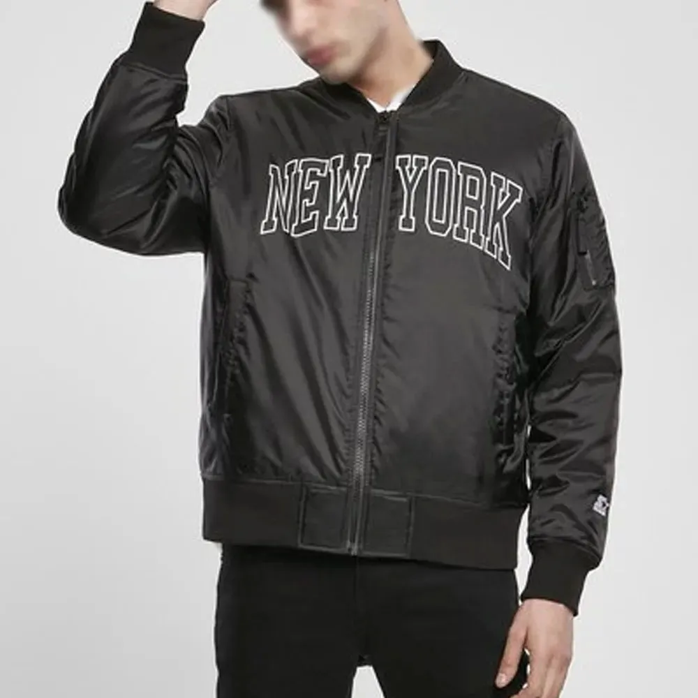 NY Black Bomber Jacket