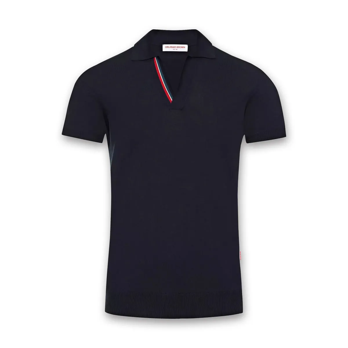 Orlebar Brown - Horton OB Stripe Polo Shirt in Navy