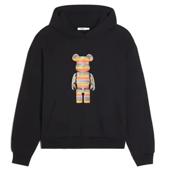 Pangaia x Haroshi x Medicom Toy Recycling Hoodie Black