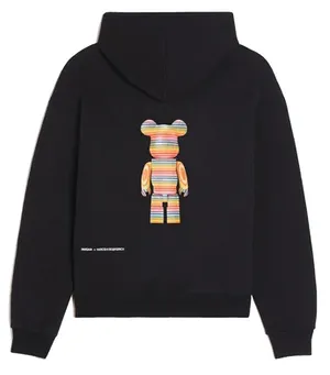 Pangaia x Haroshi x Medicom Toy Recycling Hoodie Black