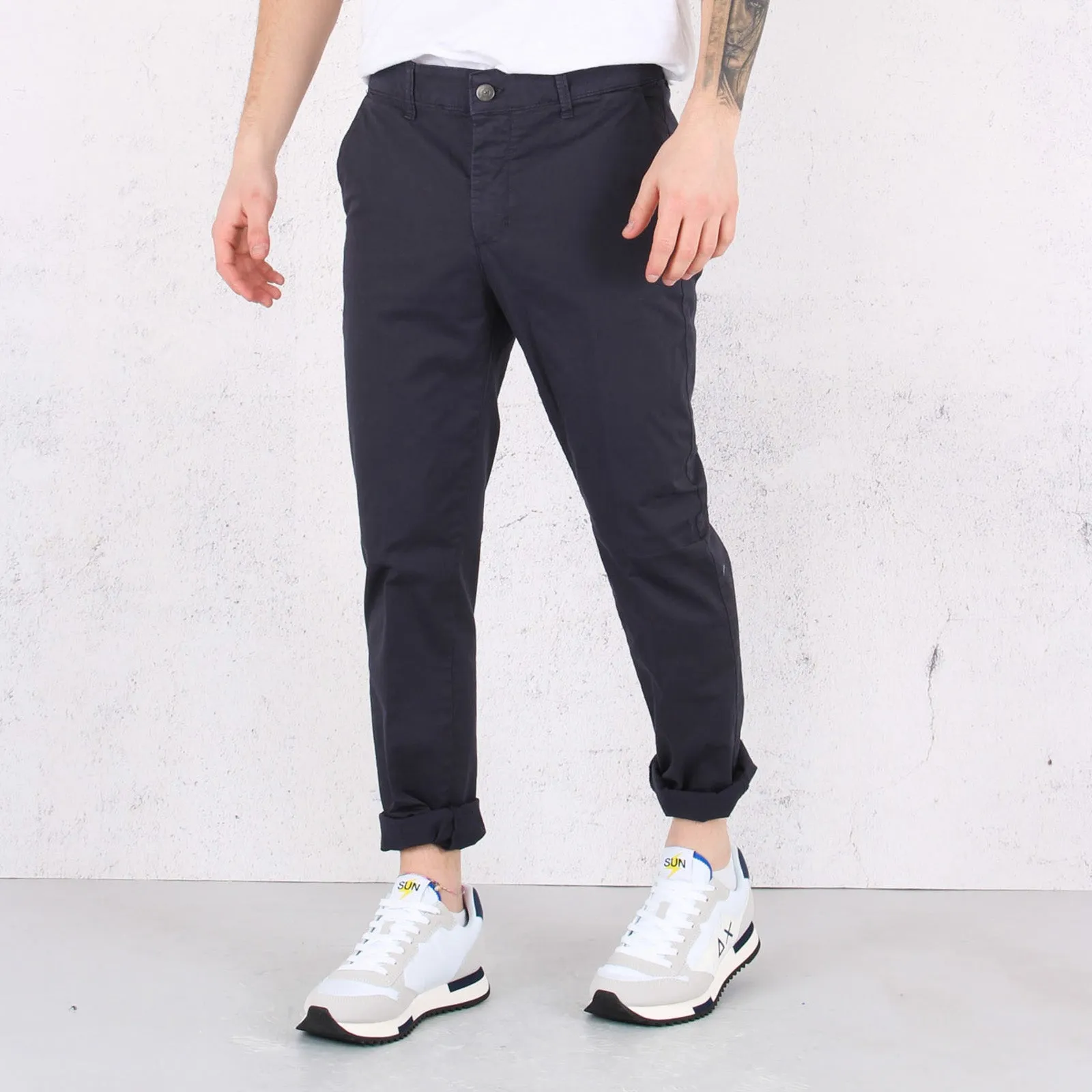 Pantalone Chino Slim Navy