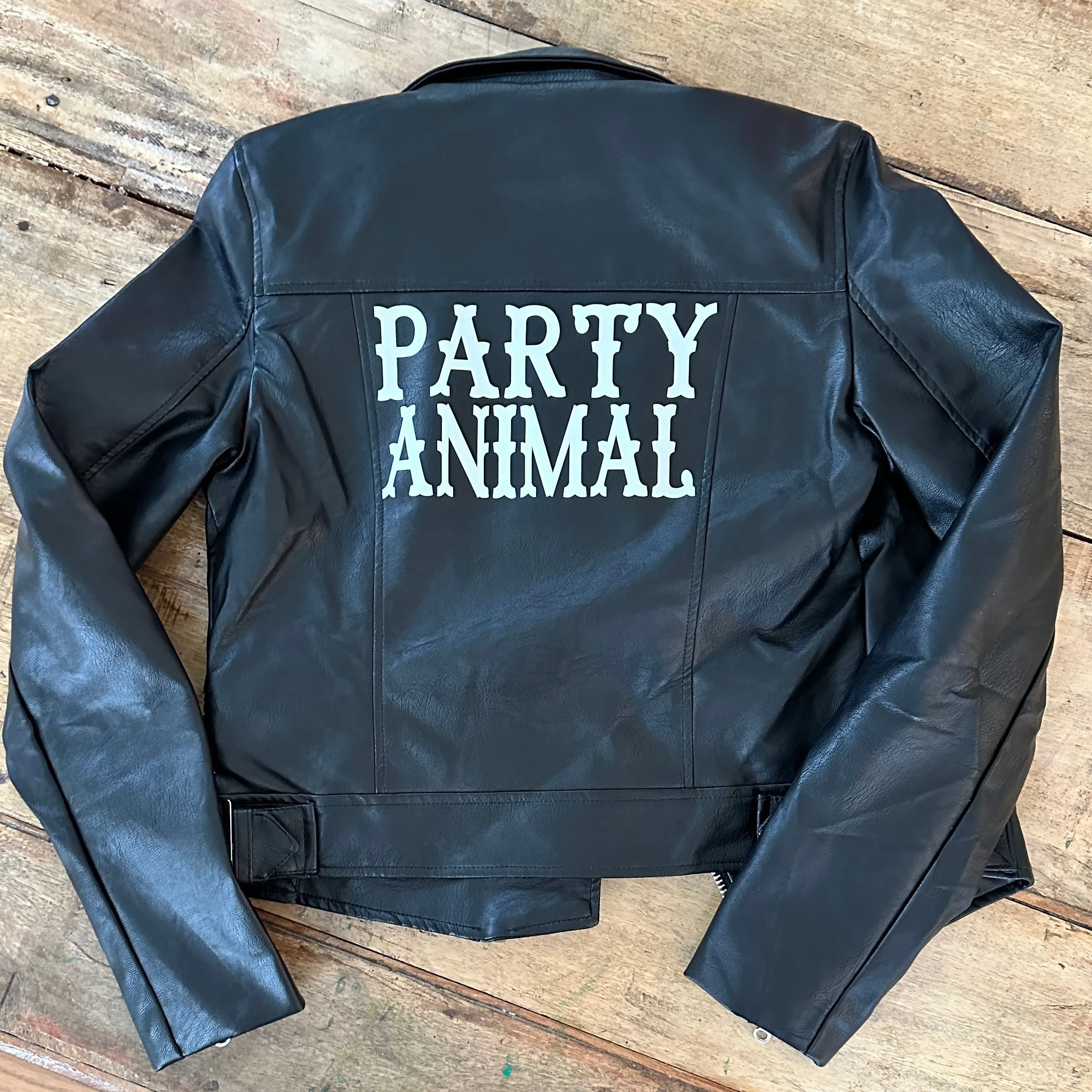 Party Vegan Moto Jacket - Black