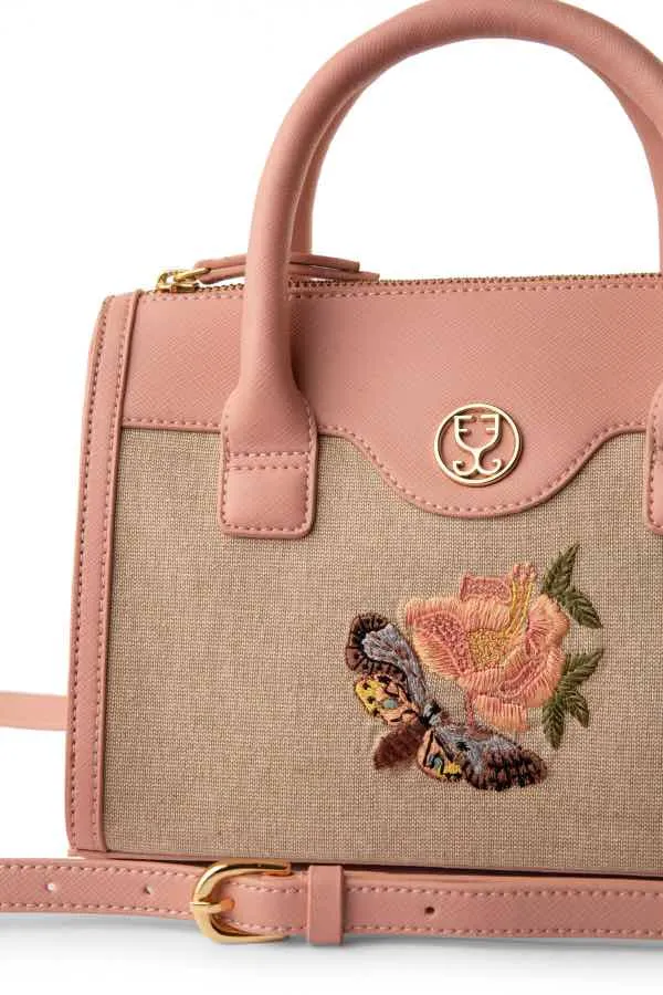 Peachy Powerhouse : Mini Tote Bag