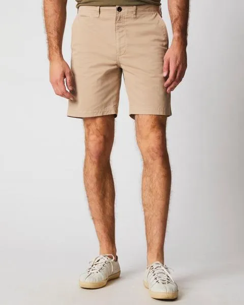 PIMA COTTON CHINO SHORT - KHAKI