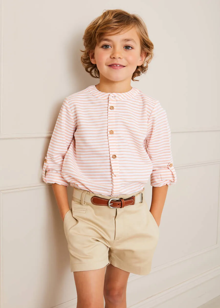 Plain Chino Shorts in Camel (4-10yrs)