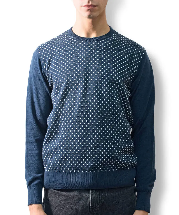 Polka dot sweater