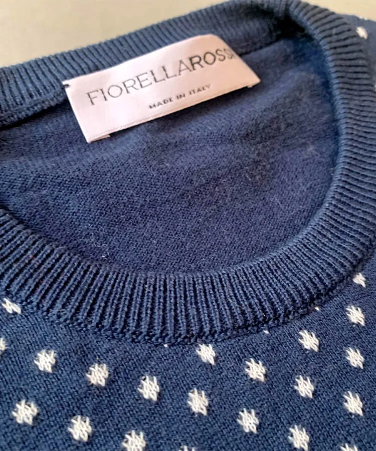 Polka dot sweater