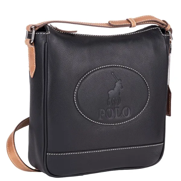 Polo Benton  Crossbody Black/Tan