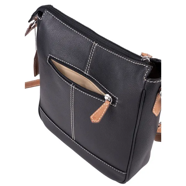 Polo Benton  Crossbody Black/Tan