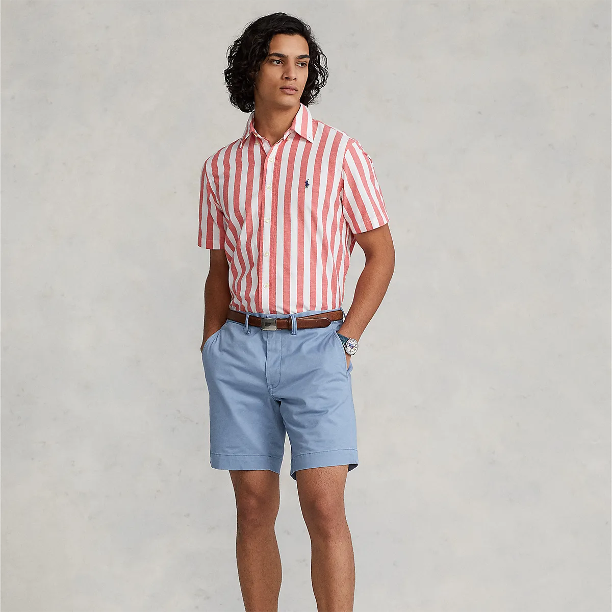 Polo Ralph Lauren - Stretch Straight Fit Chino Shorts in Blue