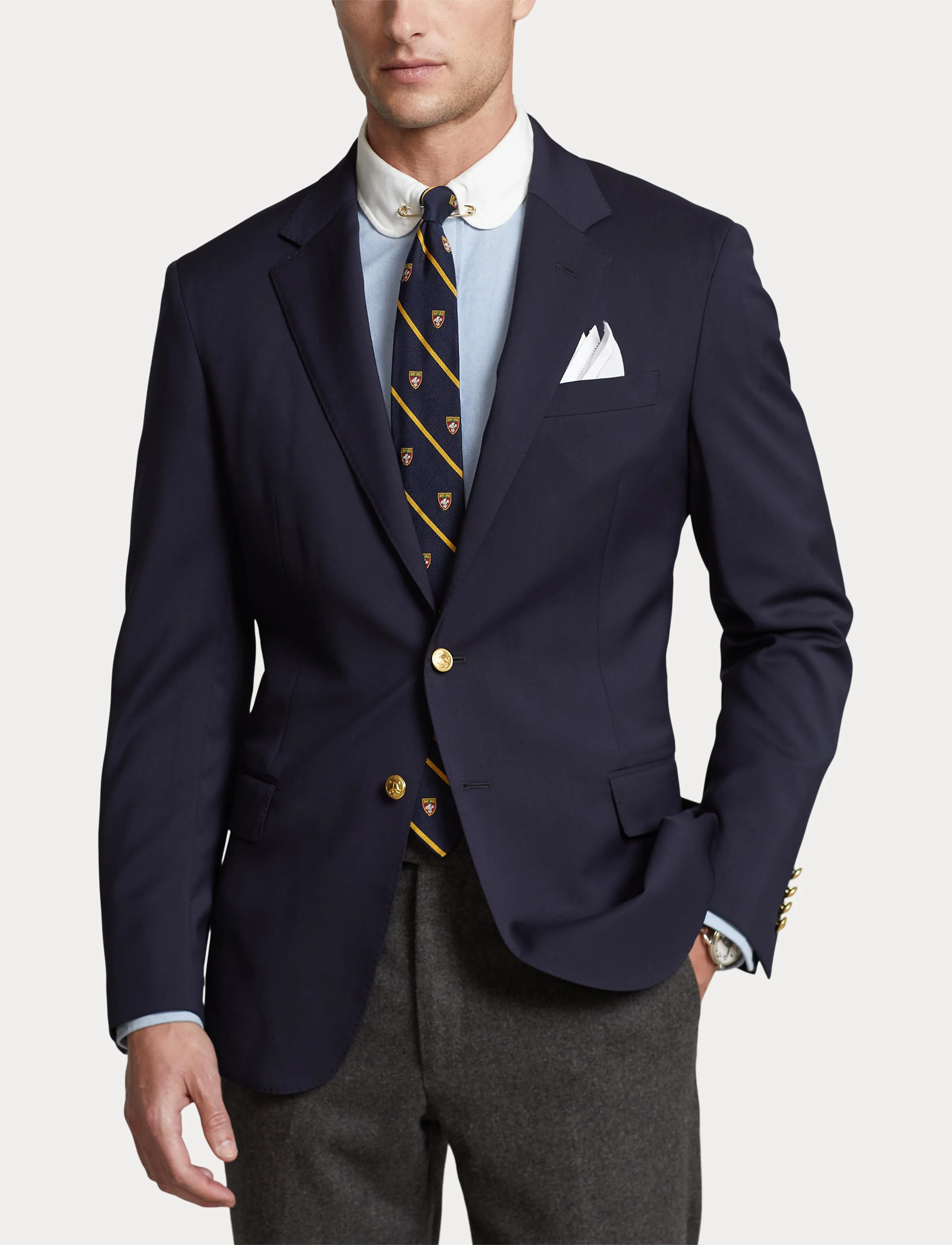 Polo Ralph Lauren Wool Twill Blazer Navy